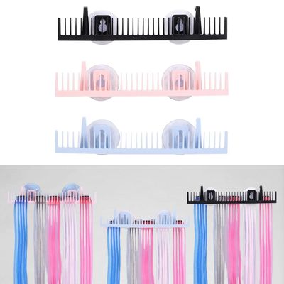 1 Piece Hair Extension with Hooks Hanging Rack Wig Storage D