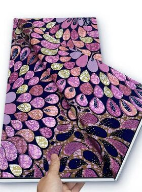 New Original Heavy Quality Grand Wax Glitter Fabrics Soft Co
