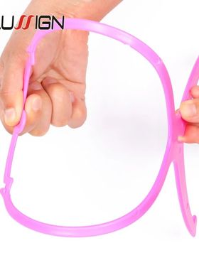 Plussign 1Pc Ajustable Wig Stands Plastic Hat Display Wig He