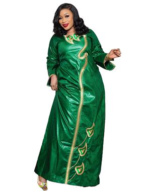 African Attire For Women Bazin Riche Embroidery Plus Size El