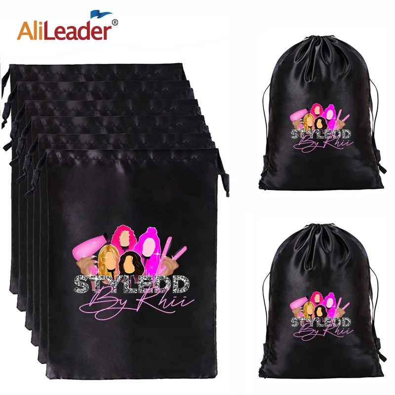 Alileader Silk Wig Bags Wholesale Hair Extensions Packaging/