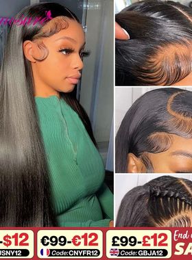 Cynosure 13X4/13X6 HD Transparent Lace Front Human Hair Wigs