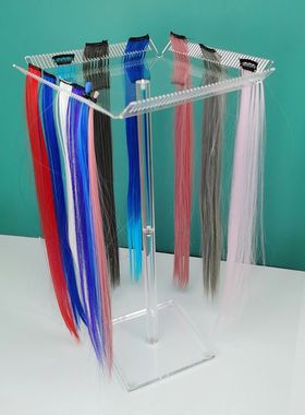 Wigs Stands Hair Extension Acrylic Hair Strands Sectioning H