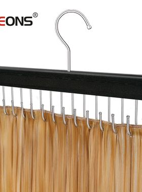 1Pcs Black Hair Extension Holder Braiding Hair Rack 16 Hooks