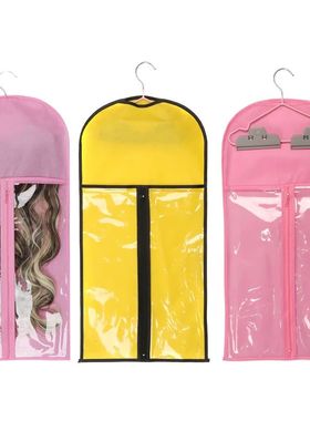 1Set Wig Storage For Multiple Wigs Hair Extension Bag With H