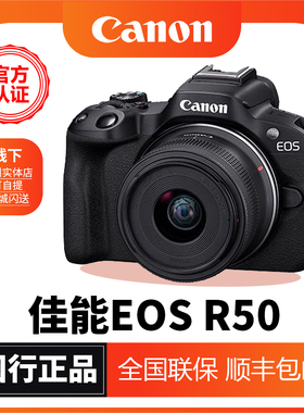 Canon/佳能R50高清摄影数码旅游自拍eos入门级微单照相机佳能r50