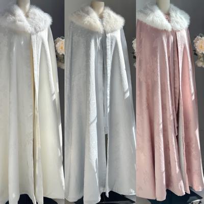 雪霁斗篷冬季加绒加厚古风上衣