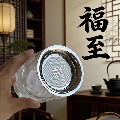 150/400双层防烫玻璃壶茶具独饮玻璃泡茶壶单壶茶水分离泡茶神器