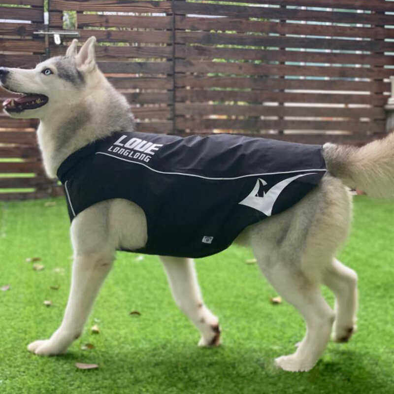 宠物户外防水防风背心柯基犬金毛边牧大中小型犬雨衣冲锋衣夹克