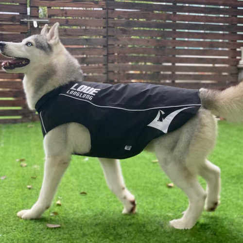 宠物户外防水防风背心柯基犬金毛边牧大中小型犬雨衣冲锋衣夹克