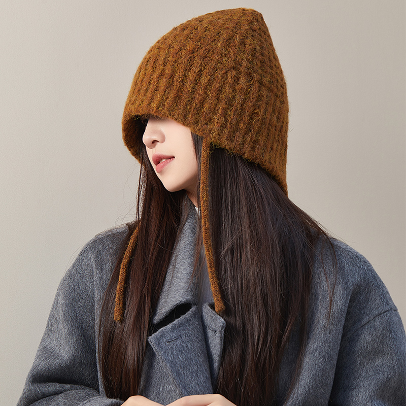 水桶帽美拉德女冬显脸小大头围