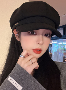 八角帽出游韩版女秋季显脸小