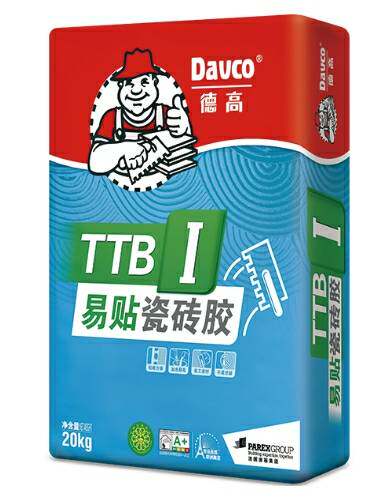 正宗德高瓷砖粘合剂ttb1型易贴瓷砖胶上海螺水泥黄沙红砖免费送货图片