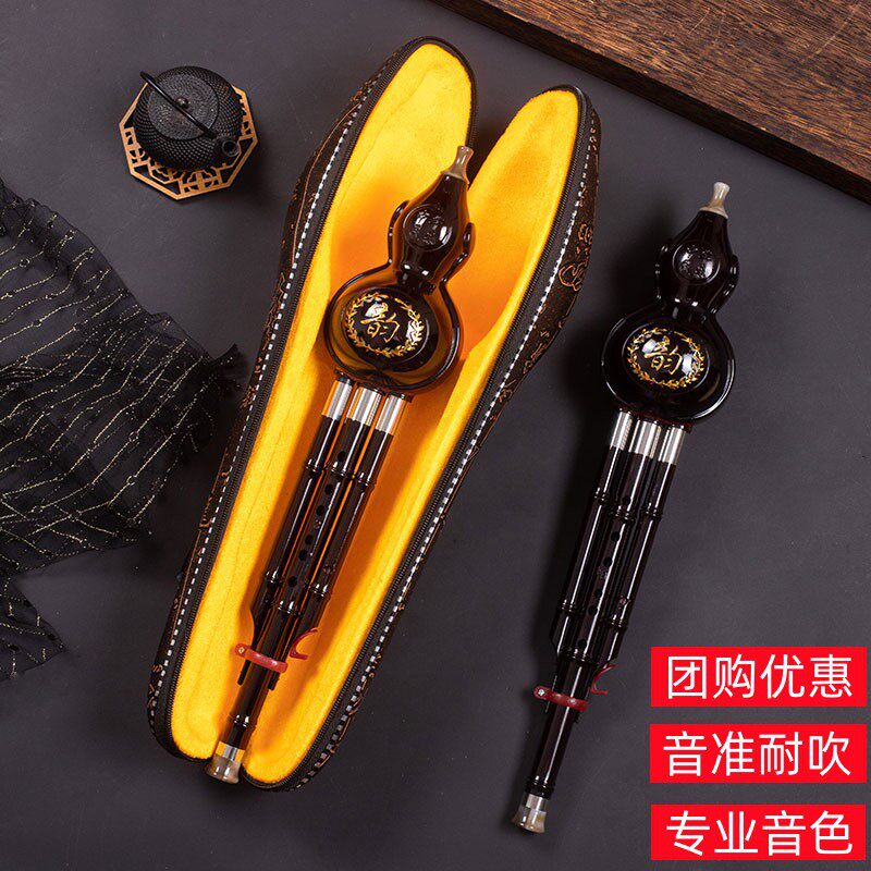 初学树脂双音葫芦丝乐器成人降b调小孩c调零基础自学入门防摔耐用