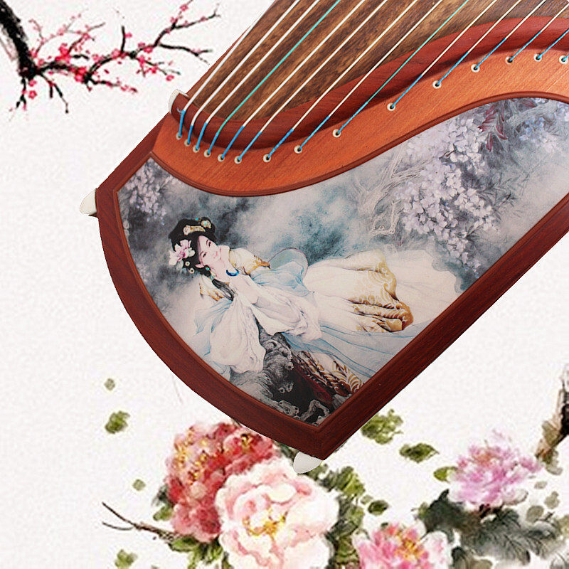 专业旗舰店【兰考古筝】 古筝荷塘月色款演奏级 古筝古筝 古筝