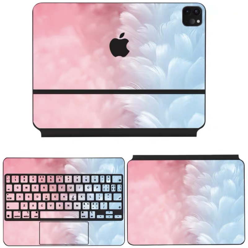 适用于iPad Pro妙控键盘背膜2022款贴纸Air4/5键盘双面夹原装贴膜