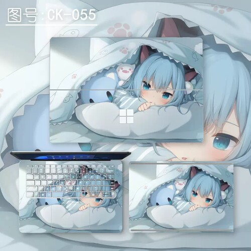 微软SurfacePro3/4/5/6/7+/89贴膜Laptop1/2/3/4背贴膜机身外壳膜