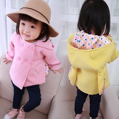 Manteau pour fille en laine - Ref 2162093 Image 1