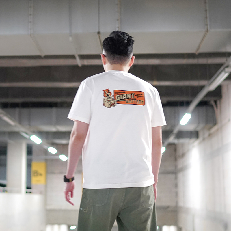 短袖t恤自制纯棉休闲青年印花