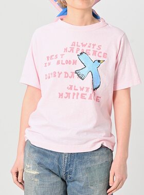 日系小众薄款透气竹节棉短袖男女