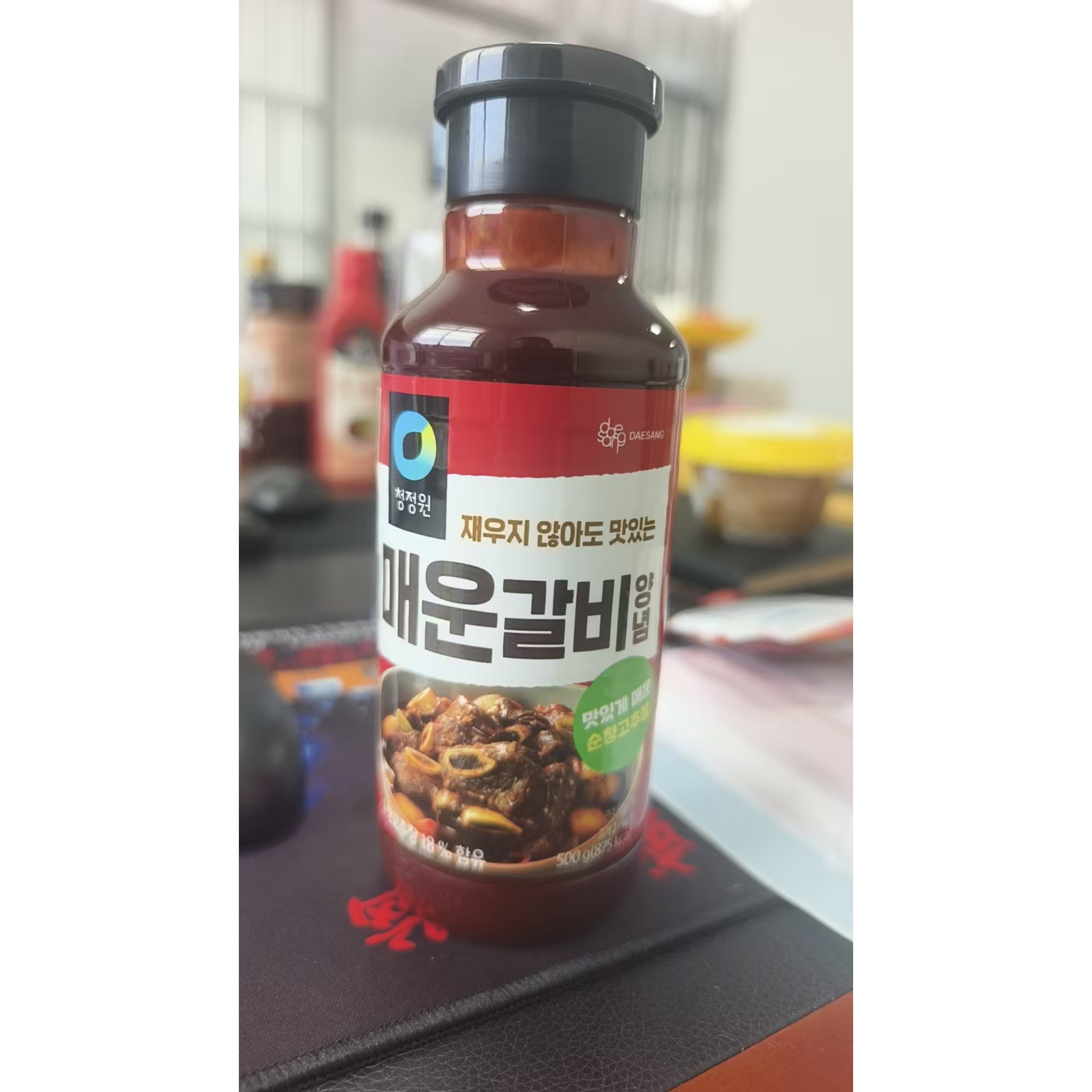 韩国清净园酱料 火辣猪排酱500g 腌猪排酱 煎烤排骨猪排酱