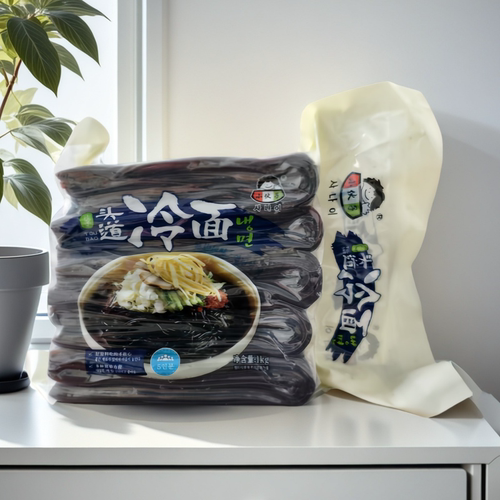 韩国风味大冷面朝鲜风味荞麦冷面正宗高丽凉面东北小伙子头道冷面