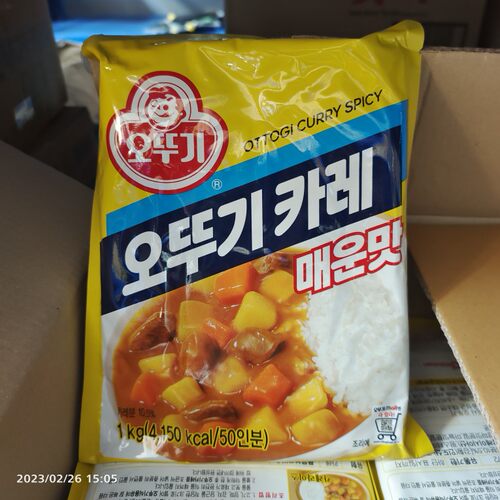 韩国不倒翁咖喱粉进口1000克