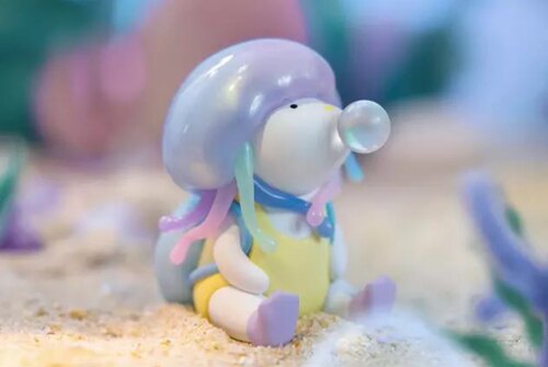 正版吐泡泡repolar海洋生物系列盲盒潮玩手办玩具摆件送人礼物