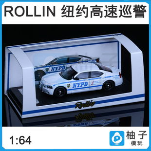 1/64道奇纽约模型Rollin战马静态警车系列nypd摆件