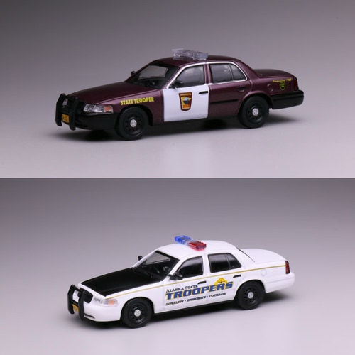 596 model 福特cv 明尼苏达州警 阿拉斯加州警 合金汽车模型
