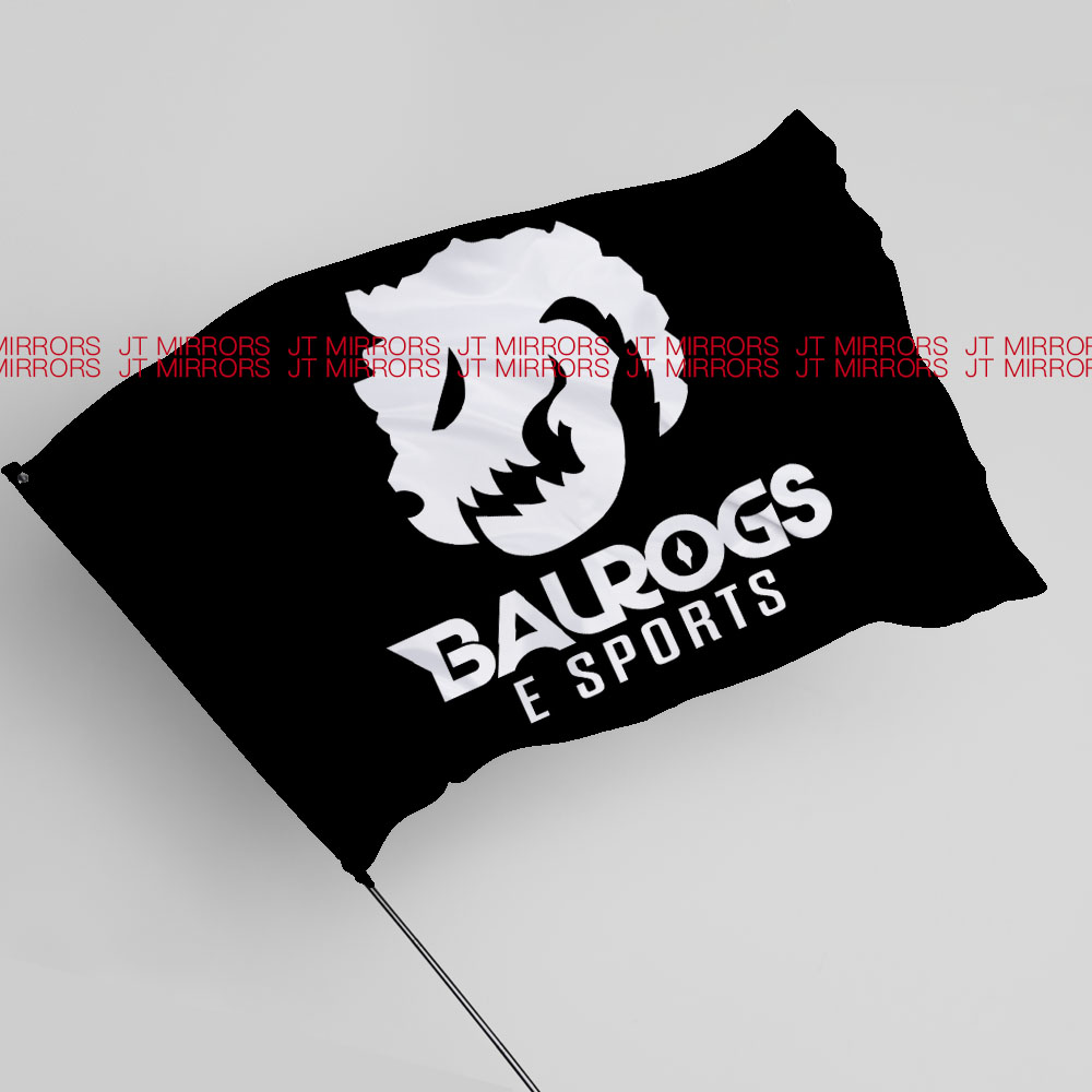 刀塔DOTA2国际邀请赛Balrogs炎魔电竞俱乐部战队运动会旗帜定做