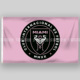 MLS美国联赛贝克汉姆梅西迈阿密国际足球队旗Inter Miami flag