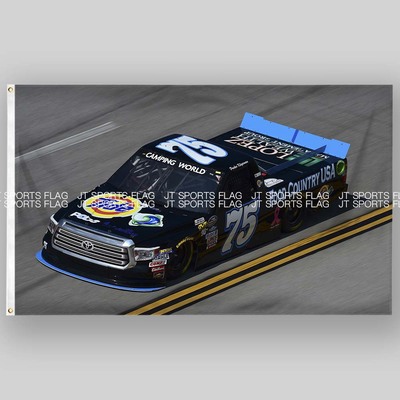 NASCAR美国纳斯卡车队汽车赛车旗帜运动Henderson Motorsports