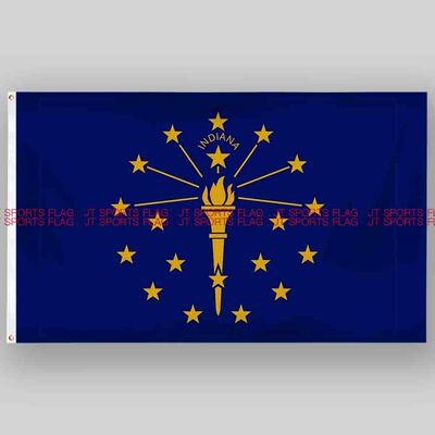 印第安纳州旗旗子定制旗帜定做