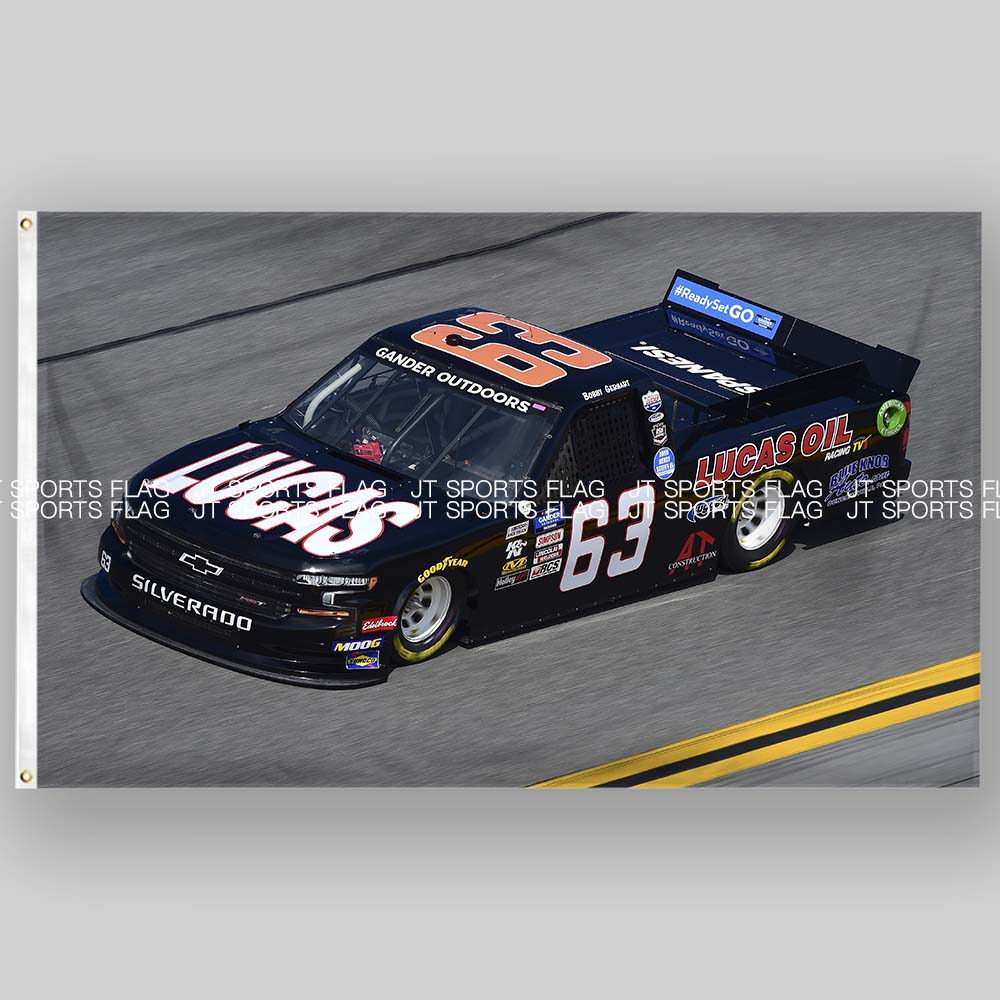 NASCAR美国纳斯卡车队汽车赛车旗帜运动装饰Bobby Gerhart Racing