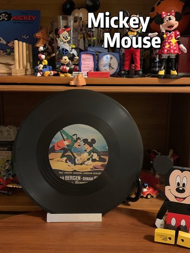 米奇米妮高飞黑胶唱片家居装饰摆件拍照道具卧室桌面摆件装饰礼物