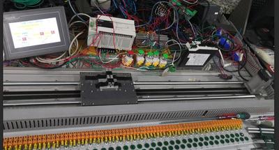 触摸屏和三菱FX3UPLC控制松下A5伺服电机程序，代做自动化工程