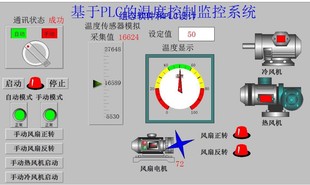 温度控制组态王6.53与西门子S7-300PLC联机程序3代做定做设计开发