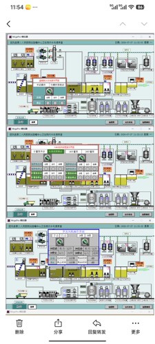 污水处理西门子SMART型PLC和MCGSpro触摸屏联机程序电气原理图CAD
