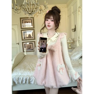 【现货】2萌萌软糯萌兔套装 冬季甜妹风氛围感时尚修身搭配