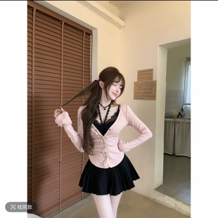 【现货】瑞茜·威瑟斯 名伶千金2.0 纯欲风小众设计显瘦时尚套装