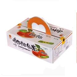 房山磨盘柿冰柿子6粒*8盒礼盒琦彩鸿冻柿子 北京特产