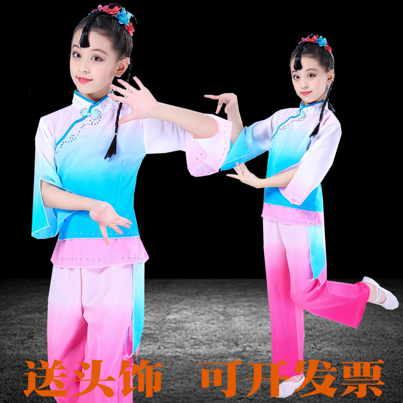 六一儿童古典舞演出服小荷风采月愿舞蹈表演服幼儿民族舞蹈表演服