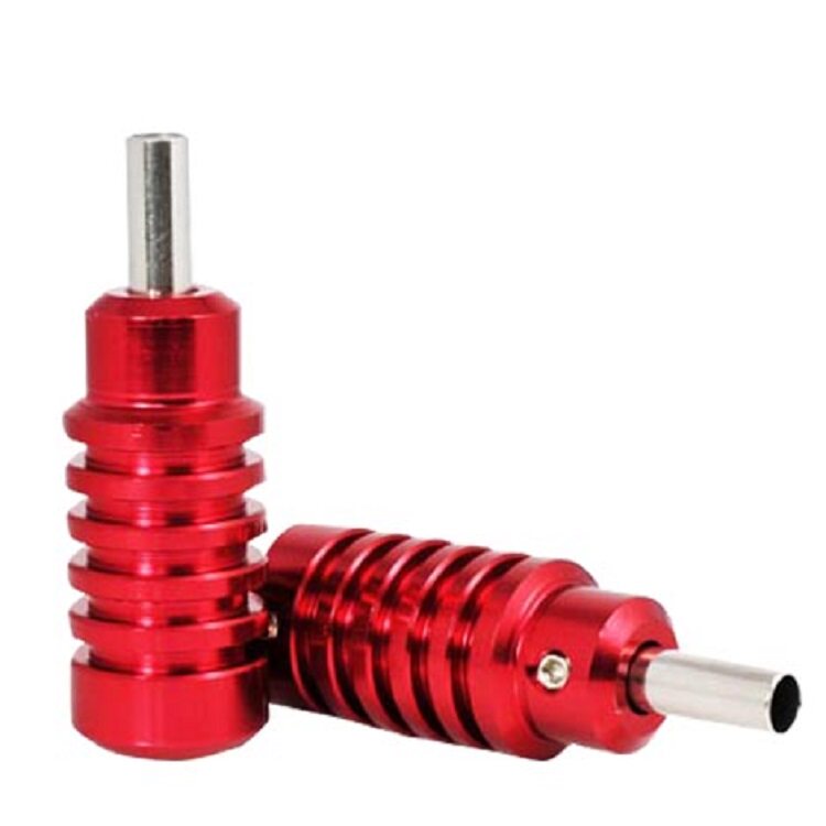 纹身铝手柄 长头铝手柄直径25毫米线圈机马达机通用手柄 美妆工具