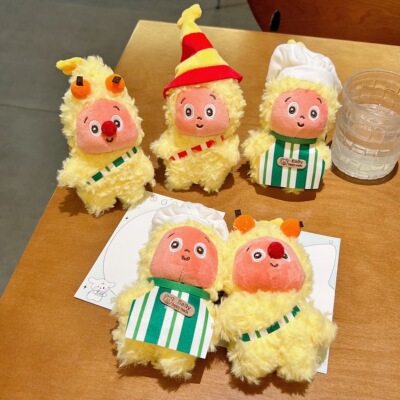 立体星星人公仔适用华为freebudspro3保护套freeclip保护壳freebuds6i毛绒freebus5i一体式5代无线蓝牙耳机4i