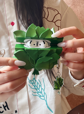 柚子叶airpods保护套airpod3苹果pro耳机壳二代无线蓝牙第三代pods1适用可爱aipods2代硅胶四代5盒4仓airpod4