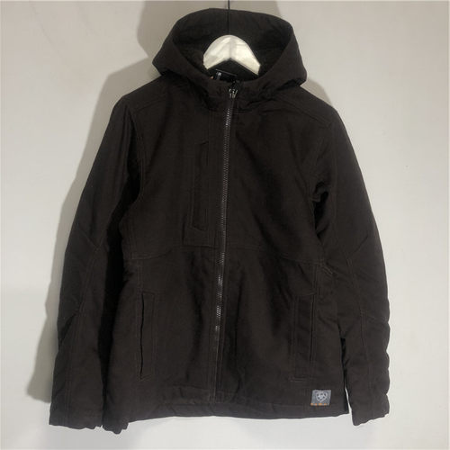 女士冬季温暖夹棉舒适连帽棉服 休闲百搭潮流 宽松棉衣