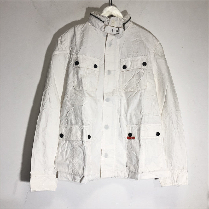 男士春季潮流 运动多口袋外套 立领舒适水洗有内衬夹克风衣