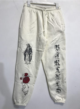 宽松休闲卫裤个性印花
