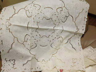 重工精工手工鲁绣葡萄绣茶几桌布台布万能盖巾 经典 珍藏绝版